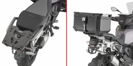 GIVI SRA5143 Rear Aluminium Rack BMW R1300GS/GS Adv/RS (24–25) in the group MOTORCYCLE GEAR / MC ACCESSORIES / MOTORCYCLE LUGGAGE / Mounts & Racks at HanssonsMC (322-SRA5143)
