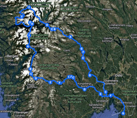 Hanssons MC 4-Day Spring Tour in Norway 14–17 May in the group MOTORCYCLE TOURS at HanssonsMC (999-0000-2)
