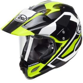 ARAI TOUR-X4 CATCH YELLOW in the group MOTORCYCLE / MOTORCYCLE HELMETS / Adventure Helmets at HanssonsMC (110-948-r)
