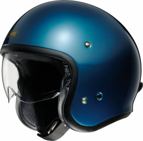 SHOEI J.O Laguna Blue in the group MOTORCYCLE / MOTORCYCLE HELMETS / Open Face Helmets at HanssonsMC (13-08-019-r)