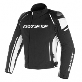 DAINESE RACING 3 D-DRY JACKET BLACK/WHITE