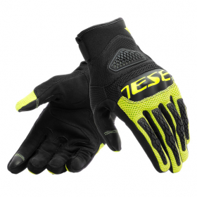 Dainese Bora Gloves Black/Fluo Yellow  in the group MOTORCYCLE / MOTORCYCLE GLOVES / Custom/Street at HanssonsMC (201815901-620-r)