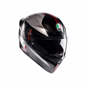 AGV K1 S  LAP MATT BLACK/GREY/RED