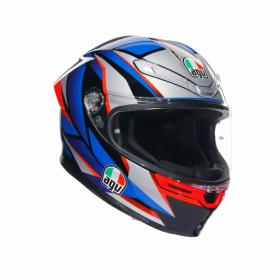 AGV K6 S  SLASHCUT BLACK/BLUE/RED
