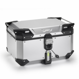 GIVI TREKKER OUTBACK EVO ANODIZED ALUMINIUM TOP CASE 58L