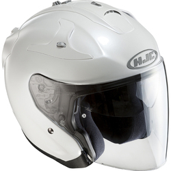 HJC FG-JET Pearl White  in the group MOTORCYCLE / MOTORCYCLE HELMETS / Open Face Helmets at HanssonsMC (630-1511-r)