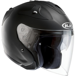 HJC FG-JET Flat Black  in the group MOTORCYCLE / MOTORCYCLE HELMETS / Open Face Helmets at HanssonsMC (630-1512-r)