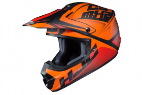 HJC CS-MX II Ellusion Orange MC7SF in the group MX / MX HELMETS / Motorcross Helmets at HanssonsMC (630-20124-r)