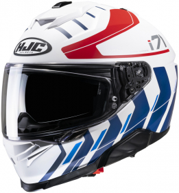 HJC i71 Simo White/Blue MC21SF in the group MOTORCYCLE / MOTORCYCLE HELMETS / Full Face Helmets at HanssonsMC (630-23087-r)