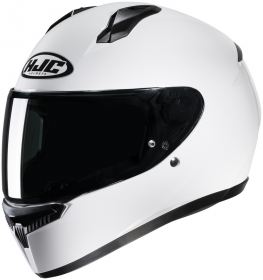 HJC C10 White in the group MOTORCYCLE / MOTORCYCLE HELMETS / Full Face Helmets at HanssonsMC (630-23107-r)