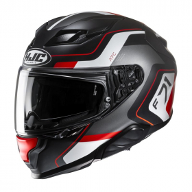 HJC F71 Arcan MC1SF Black/White/Grey in the group MOTORCYCLE / MOTORCYCLE HELMETS / Full Face Helmets at HanssonsMC (630-24058-r)