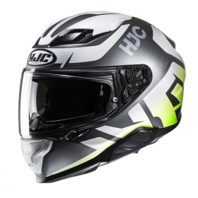 HJC F71 Bard MC4HSF Grey/White/Green in the group MOTORCYCLE / MOTORCYCLE HELMETS / Full Face Helmets at HanssonsMC (630-24063-r)