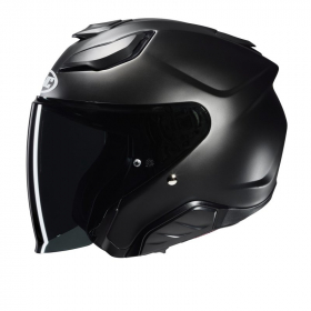 HJC F31 Flat Black in the group MOTORCYCLE / MOTORCYCLE HELMETS / Open Face Helmets at HanssonsMC (630-24135-r)