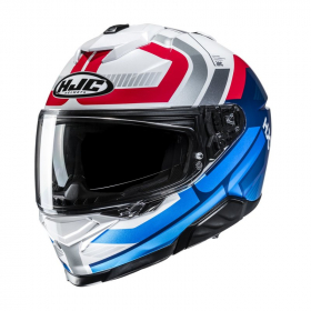 HJC i71 Viz Blue/White/Red MC21 in the group MOTORCYCLE / MOTORCYCLE HELMETS / Full Face Helmets at HanssonsMC (630-25062-r)