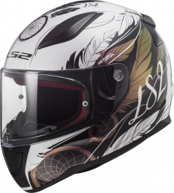 LS2 FF353 Rapid Boho White Black/Pink  in the group MOTORCYCLE / MOTORCYCLE HELMETS / Full Face Helmets at HanssonsMC (636-1911-r)