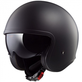 LS2 OF599 SPITFIRE Flat Black in the group MOTORCYCLE / MOTORCYCLE HELMETS / Open Face Helmets at HanssonsMC (636-8039-r)