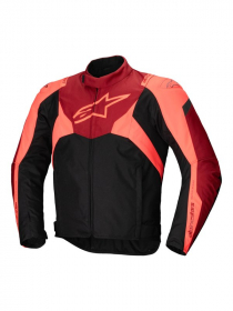 Alpinestars T-Jaws v4 Waterproof Jacket Black/Red/Red Fluo in the group MOTORCYCLE GEAR / MOTORCYCLE CLOTHING / MC-Jackets at HanssonsMC (692-3200125-1365-r)