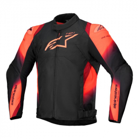 Alpinestars T-SP 1 v2 Waterproof Jacket Black/Red Fluo