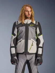 Alpinestars Andes v4 Drystar Jacket Grey/Fluo Yellow