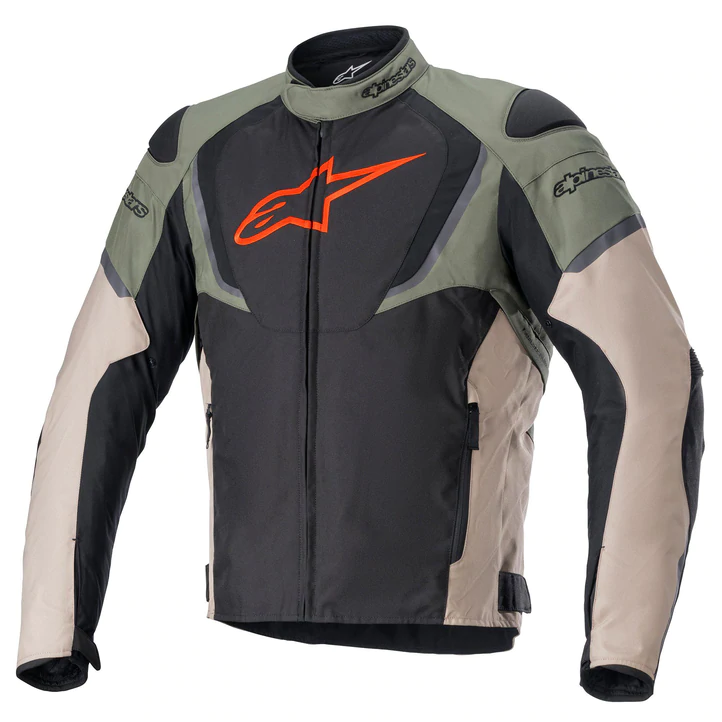 Alpinestars Jacket T-Jaws v3 Waterproof Black/Military/sand in the group MOTORCYCLE / MOTORCYCLE CLOTHING / MC Jackets at HanssonsMC (692-3201020-1607-r)