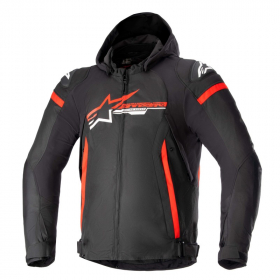 Alpinestars Zaca Waterproof Textile Jacket Black/Red/White
