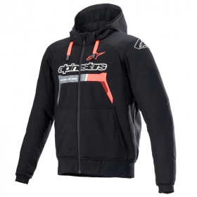 Alpinestars Hoodie Chrome Ignition Black/Red in the group MOTORCYCLE / MOTORCYCLE CLOTHING / MC Jackets at HanssonsMC (692-4200822-1030-r)