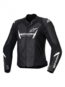 Alpinestars Stella Faster V3 Leather Jacket Lady Black/White