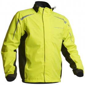 Lindstrands Rain Jacket DW+ Jacket Black/Yellow  in the group MOTORCYCLE / MOTORCYCLE CLOTHING / MC waterproofs & HI-Vis Vests at HanssonsMC (720-20060604-r)