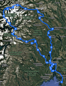 Hanssons MC 4-Day Autumn Tour in Norway 3-6 September