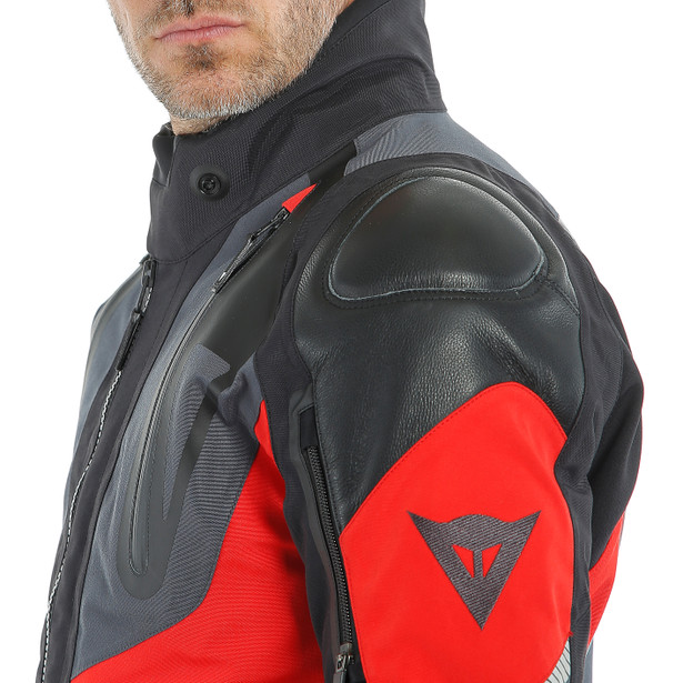 Dainese Sport Master Gore-Tex Jacket Black/Lava Red/Ebony Size 60