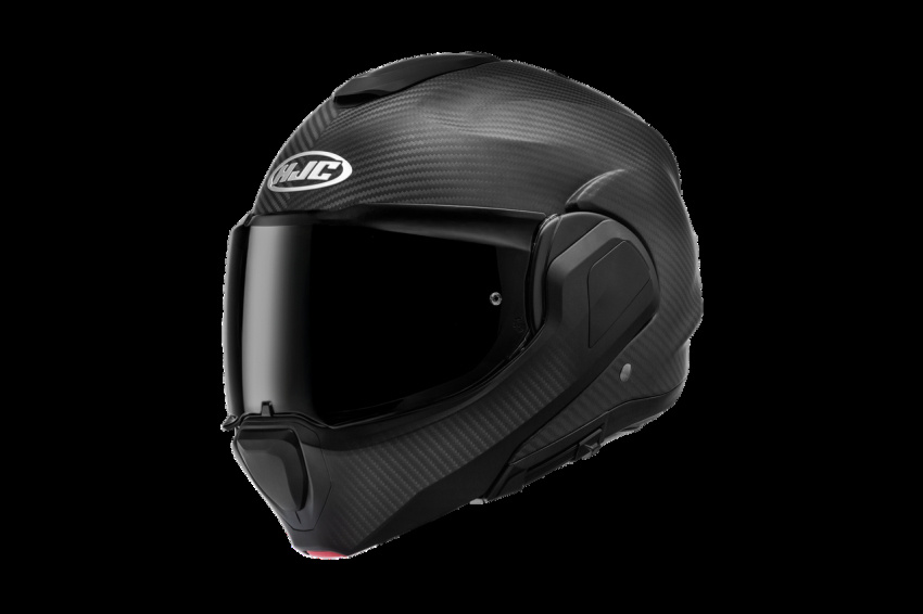 HJC F100 CARBON matte black Helmet