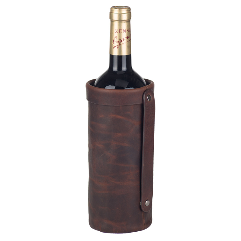 Wine Carrier Brown 