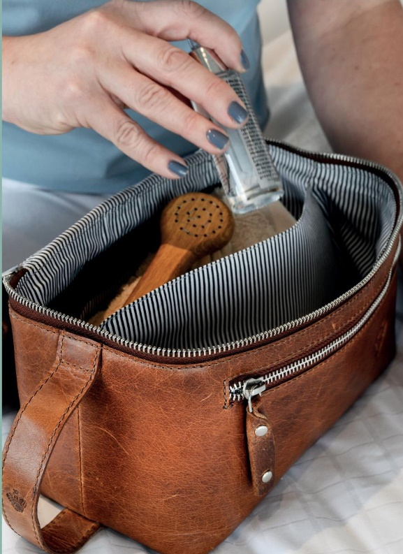 Toiletry Bag Florens Cognac