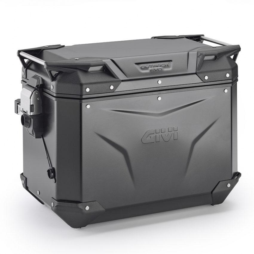 GIVI TREKKER OUTBACK EVO BLACK ALUMINIUM PACKAGE